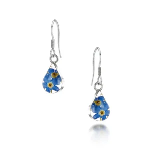 Forget Me Not Teardrop Earrings