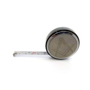 Square & Compasses Mini Tape Measure